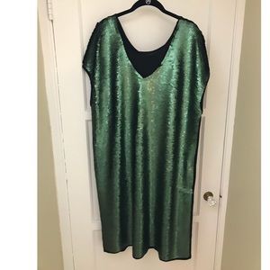 NWT Emerald Green Sequin Party Dress By Eloquii